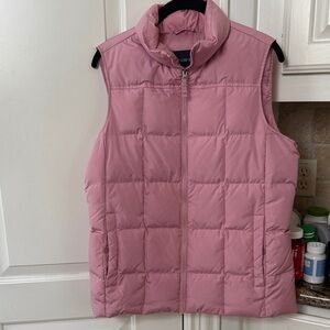 Lands' End Light Pink Puffer Vest